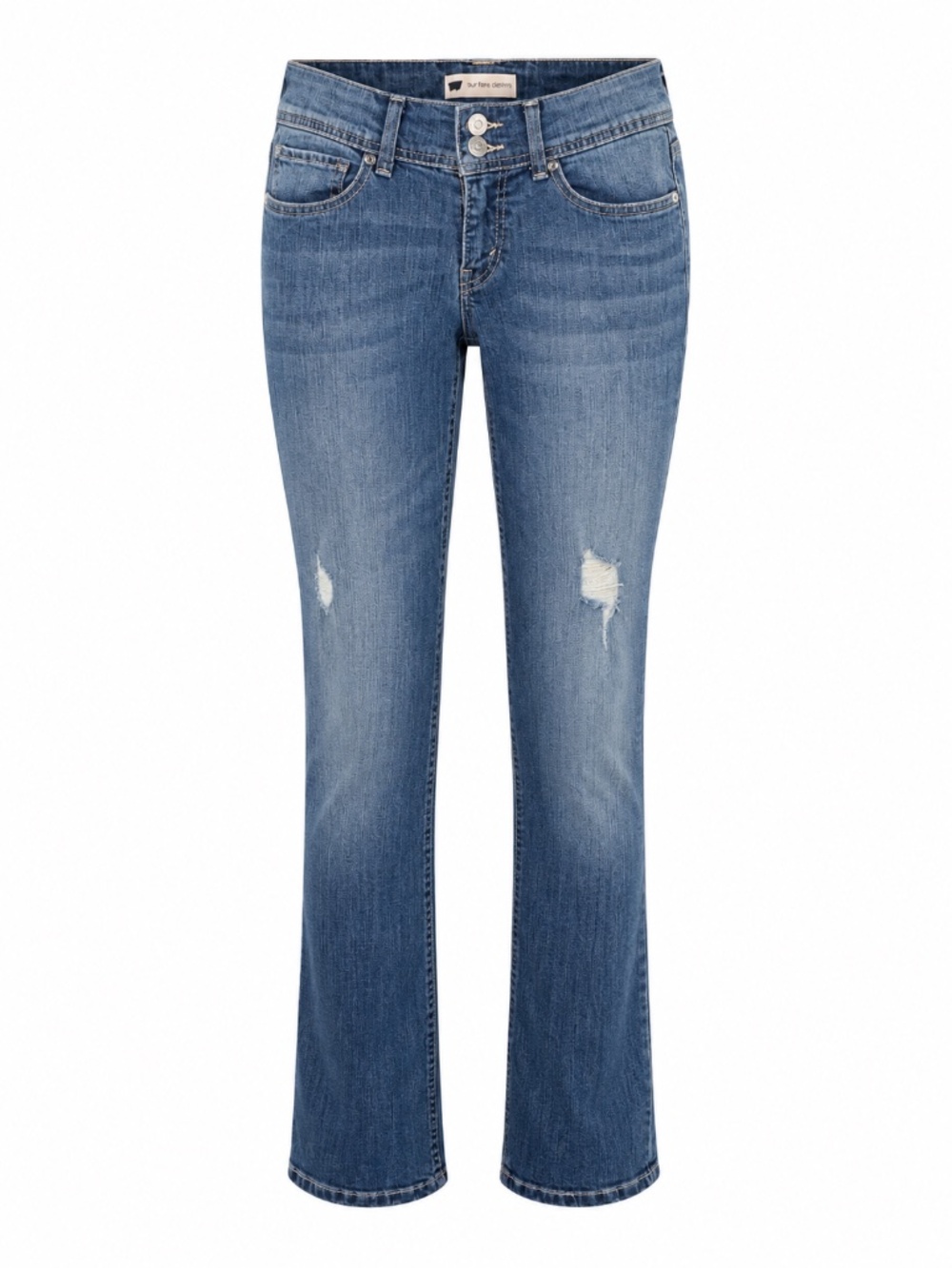 Levi’s 524 Too Superlow Bootcut Jeans Distressed Y2K Size 9